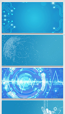 藍(lán)色電子科技背景專(zhuān)題模板-藍(lán)色電子科技背景圖片下載