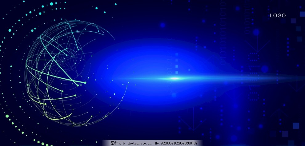 藍(lán)色背景下的電子技術(shù) 探索、創(chuàng)新與未來